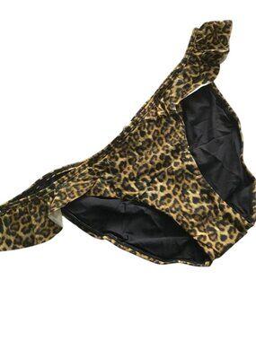 Solido Ruffle Bottom LEO in Leopard size M